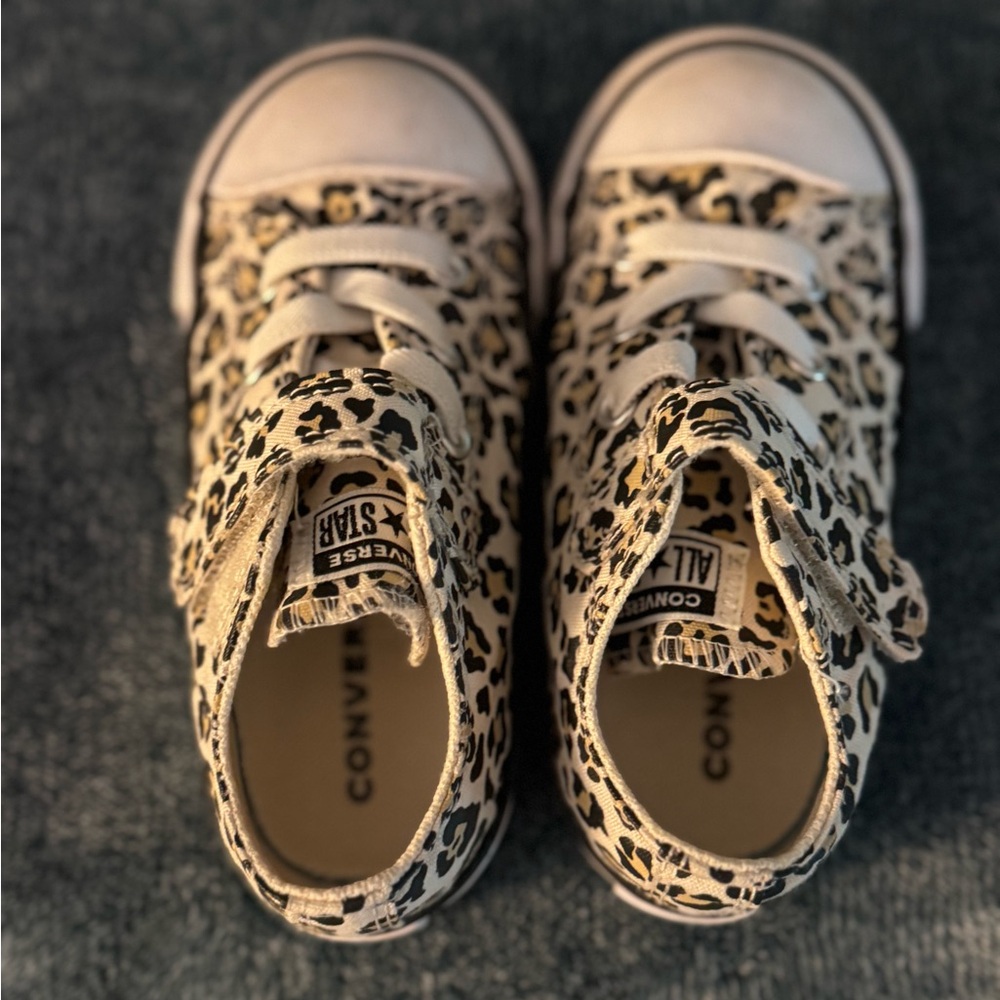 Converse Kids Leopard Print Sneakers